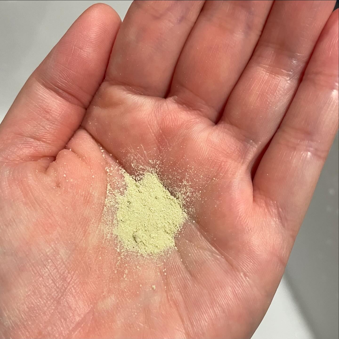 グリーンティー&エンザイムパウダーウォッシュ/By Wishtrend/洗顔パウダーを使ったクチコミ（3枚目）