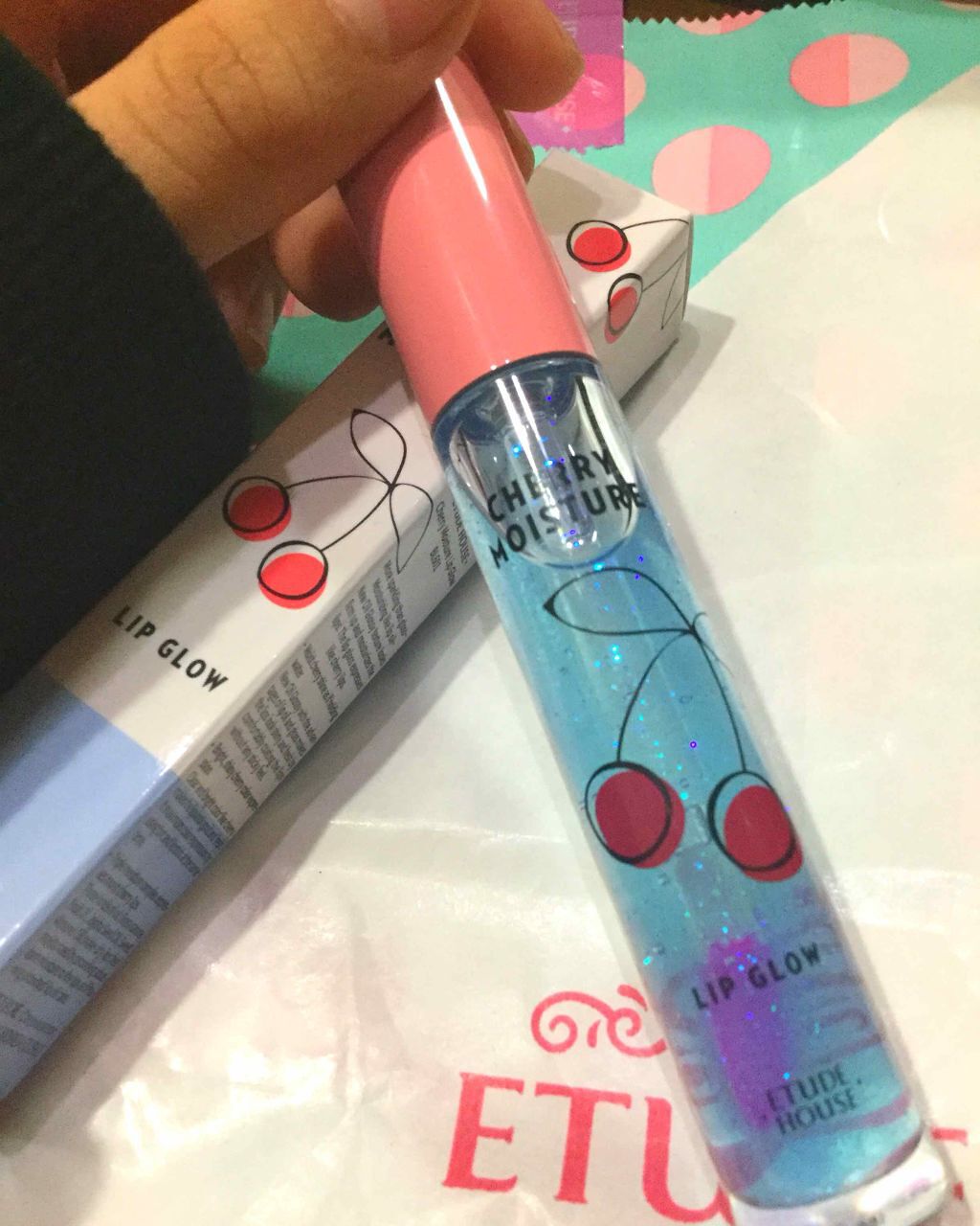 チェリーモイスチャー リップグロウ/ETUDE/リップグロスを使ったクチコミ（1枚目）