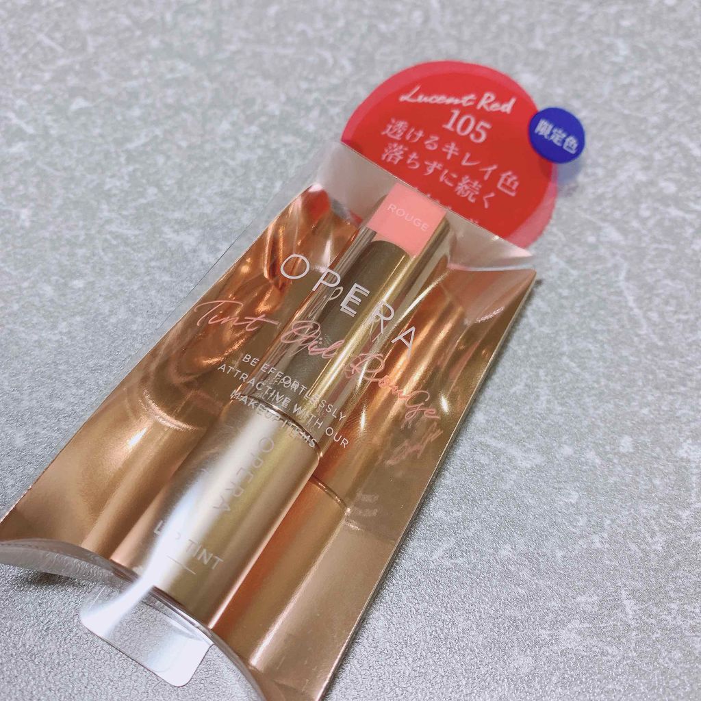 オペラ リップティント N 105 ルーセントレッド(限定色)/OPERA/リップティントを使ったクチコミ（2枚目）