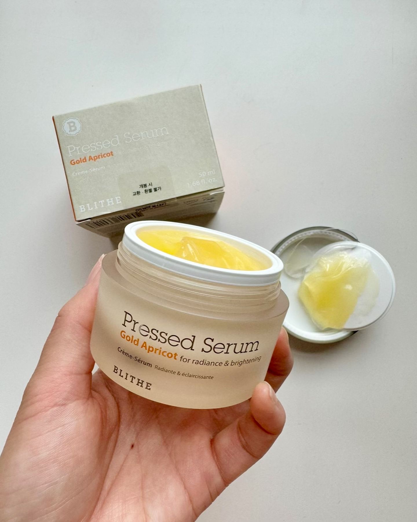 Pressed Serum Gold Apricot/BLITHE/美容液を使ったクチコミ（1枚目）