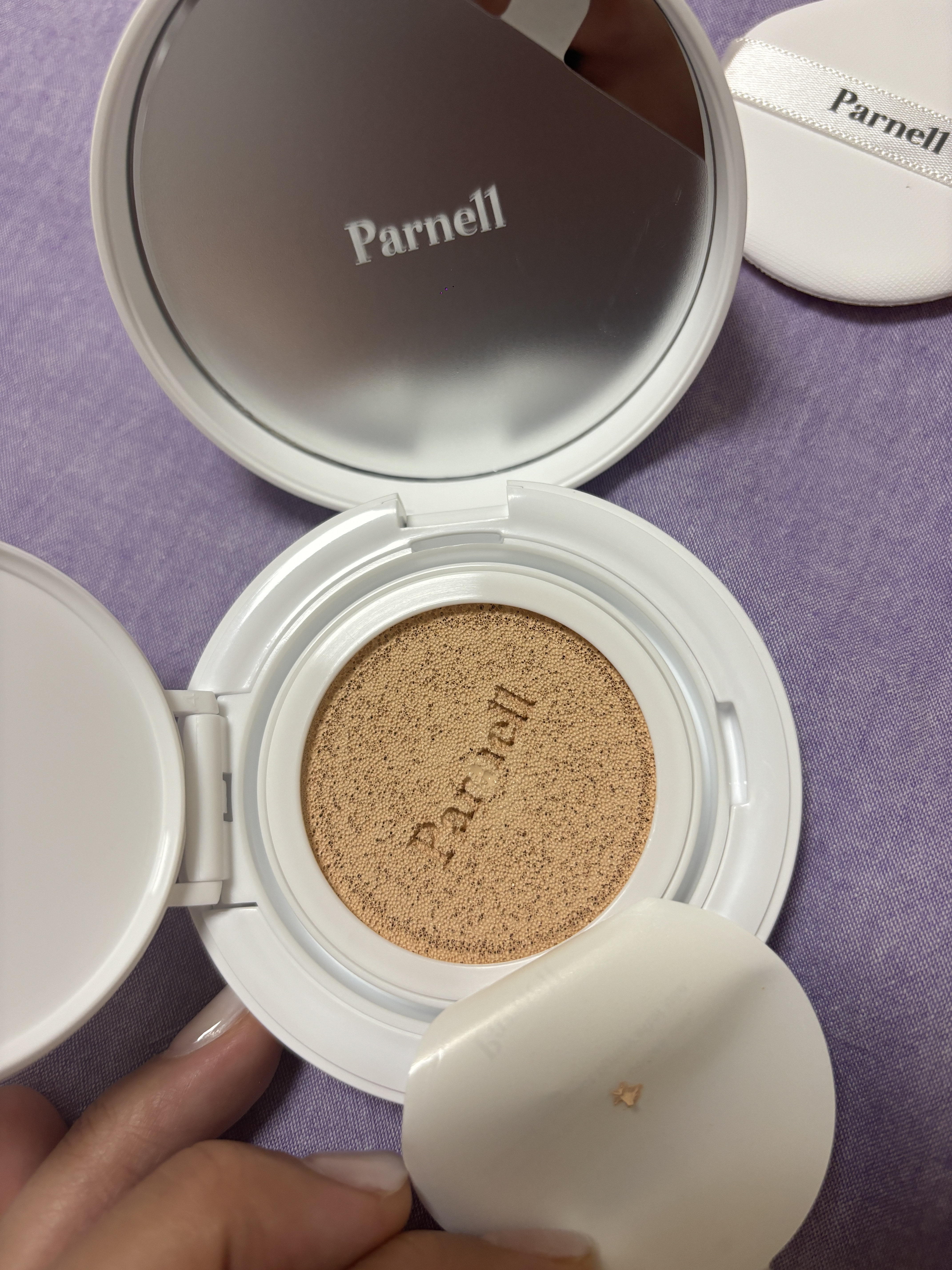 シカマヌ　セラム　クッションファンデ/parnell/クッションファンデーションを使ったクチコミ（3枚目）