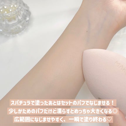 1.P.L AMPOULE GLOW FOUNDDATION/MAKEHEAL/リキッドファンデーションを使ったクチコミ(5枚目)