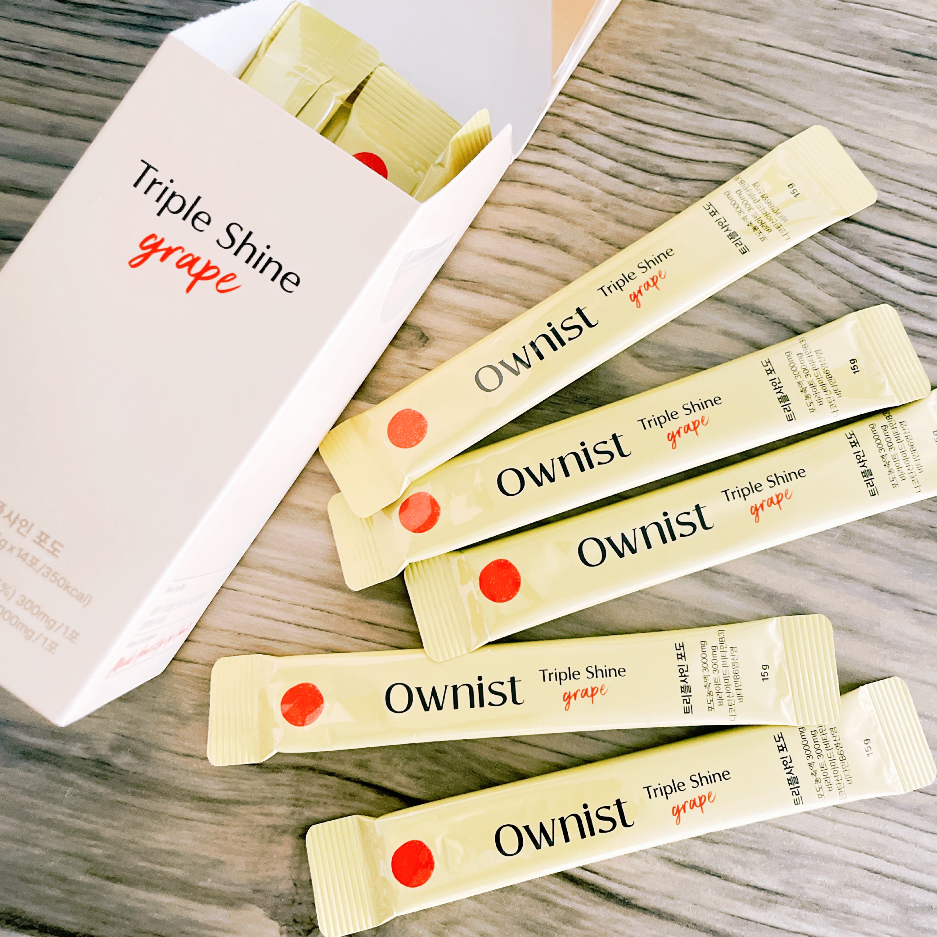 トリプルシャイン グレープ/Ownist/美容サプリメントを使ったクチコミ（1枚目）