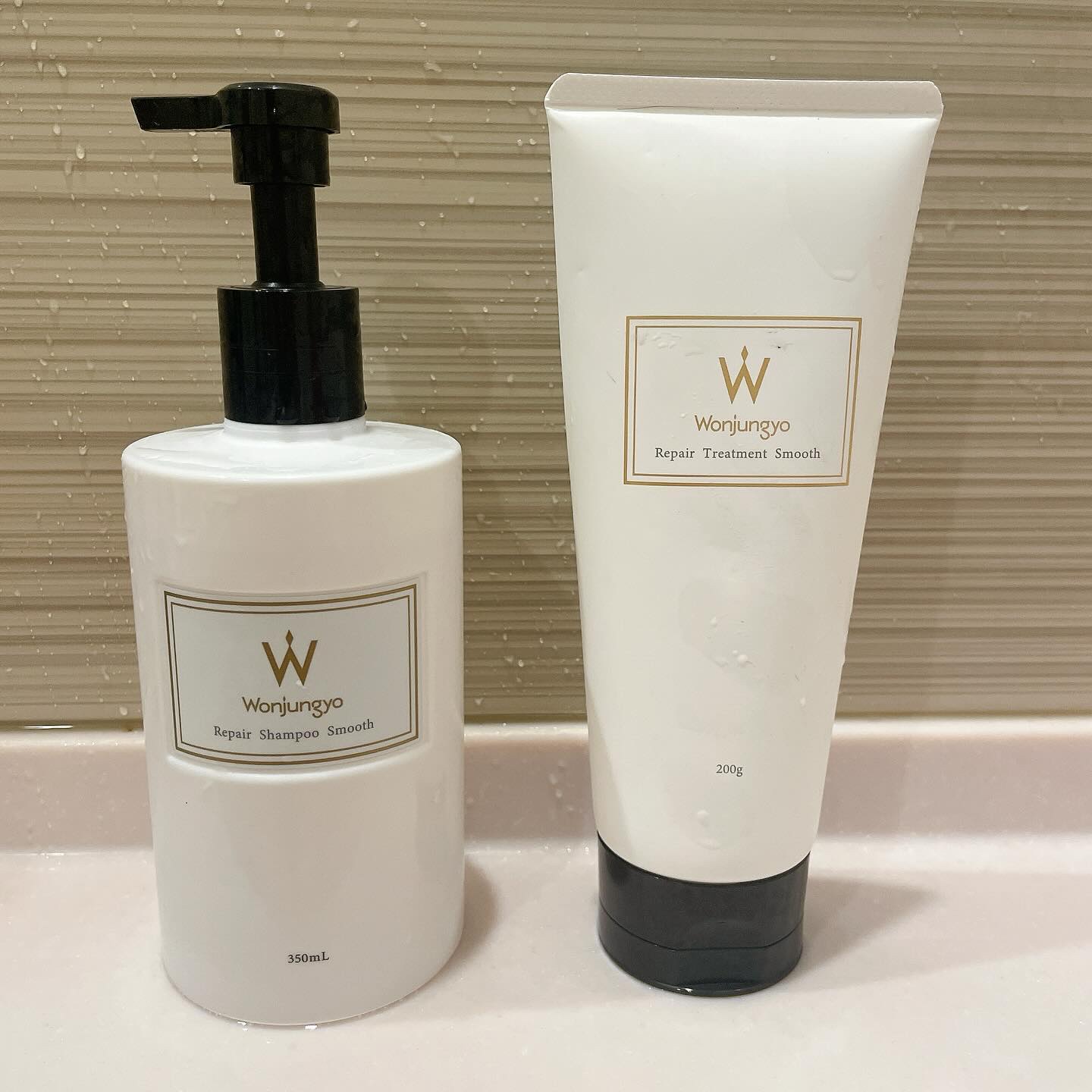 ウォンジョンヨ リペアシャンプー スムース／リペアトリートメント スムース/Wonjungyo/市販シャンプーを使ったクチコミ（1枚目）