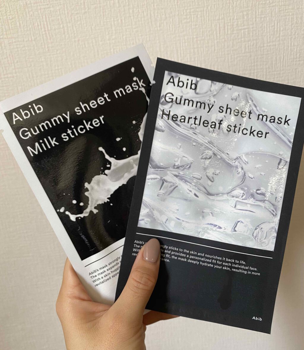 ガムシートマスク コラーゲン※10ミルク※11ステッカー/Abib /シートマスク・パックを使ったクチコミ(2枚目)