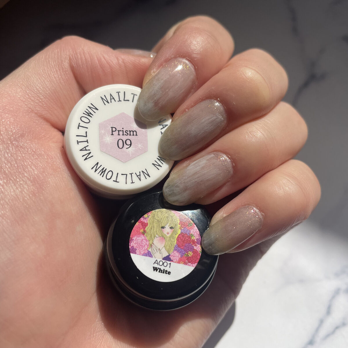 マグネットジェル Prismシリーズ ピンク/NAILTOWN/ジェルネイルを使ったクチコミ（1枚目）