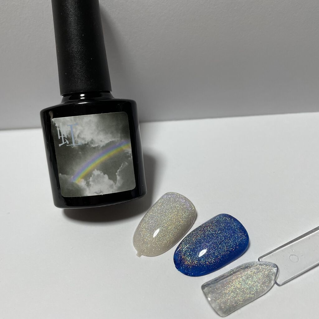 レインボーマグネットジェル/ネイル工房/ジェルネイルを使ったクチコミ（2枚目）