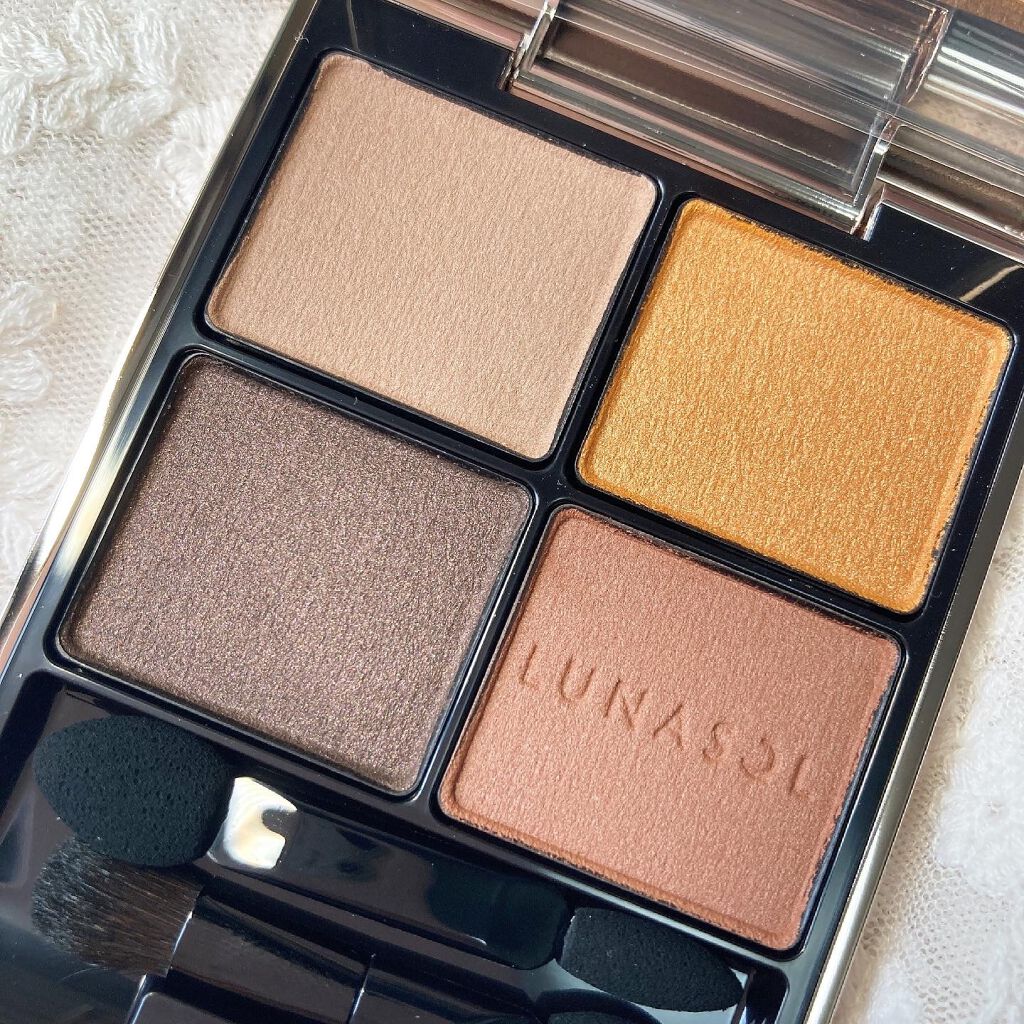 カラーリンググレイズ EX03 Bronze Desert/LUNASOL/パウダーチークを使ったクチコミ（2枚目）