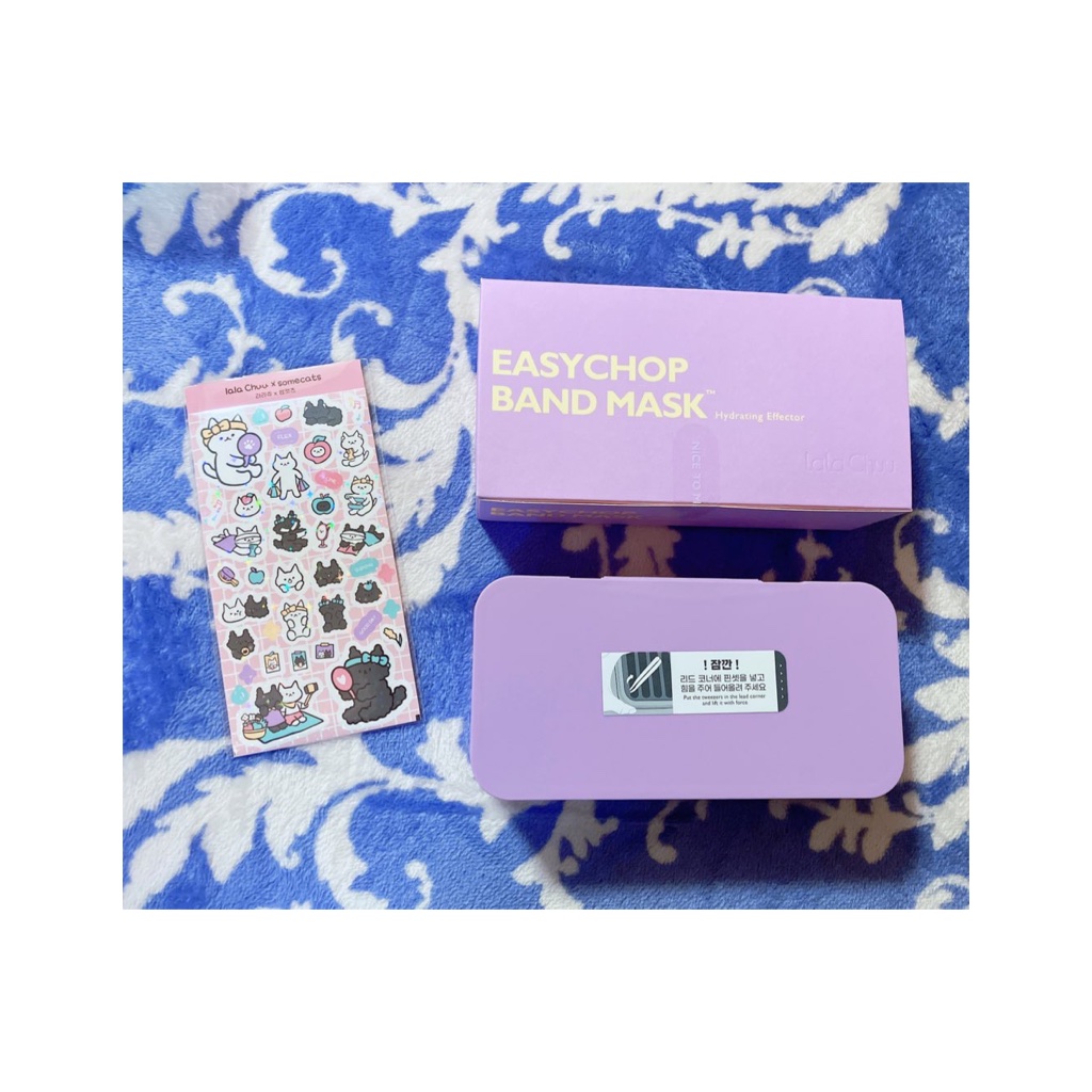 lalachuu イージーチョップバンドマスク　ハイドレーティングエフェクターのクチコミ「@Beauti_Topping さまのキャンペーンを通して、lalaChuuさまの商品をいただ.....」（2枚目）