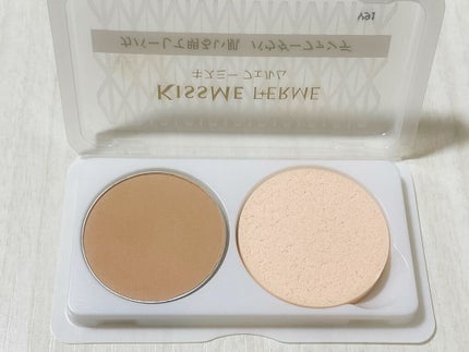 キスミー フェルム カバーして明るい肌 パウダーファンデのクチコミ「キスミー フェルム カバーして明るい肌 パウダーファンデ【02 自然な肌色】
ビューティ定期.....」(3枚目)