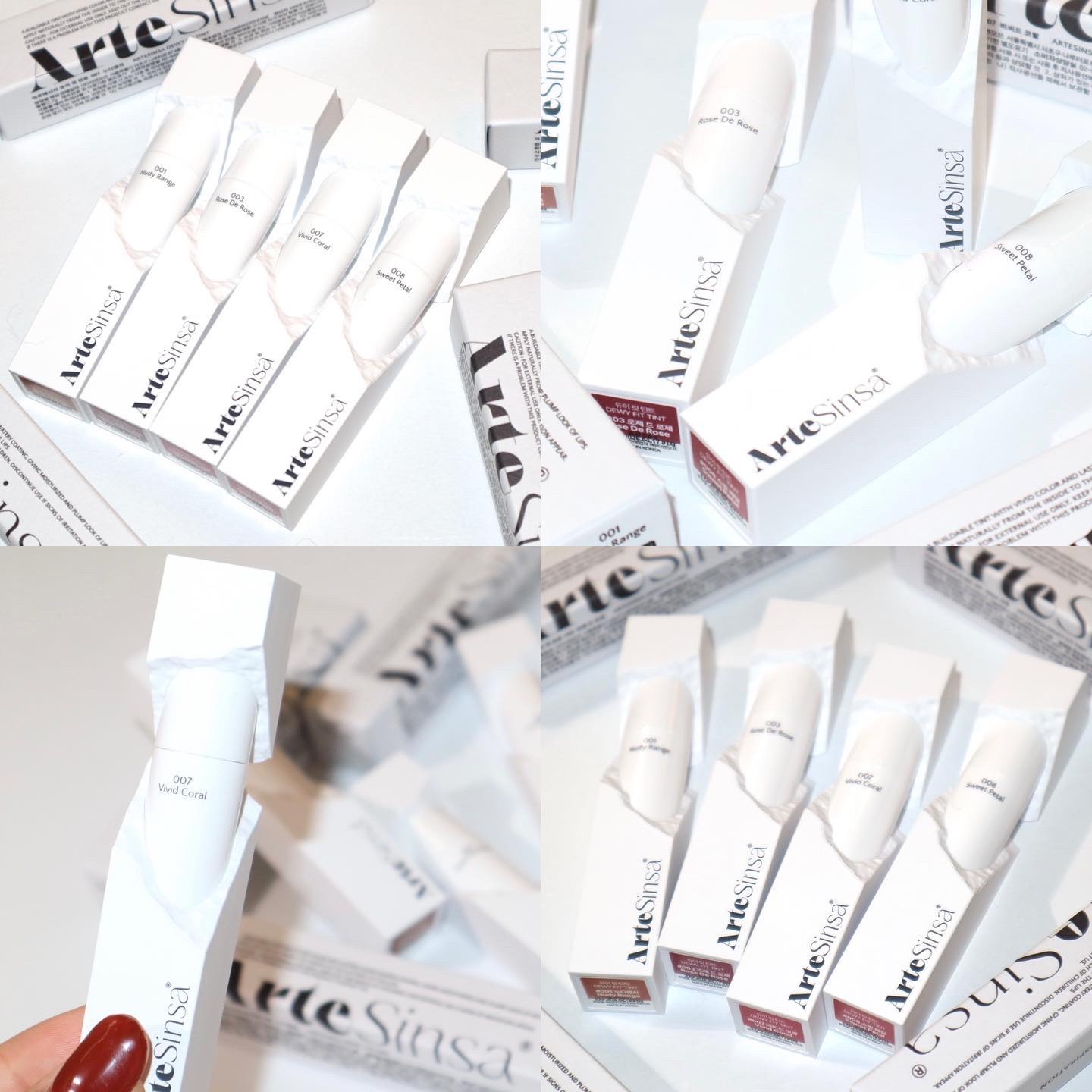 ビルダブルデューイフィットティント 007 Vivid Coral/ArteSinsa/リップティントを使ったクチコミ（2枚目）