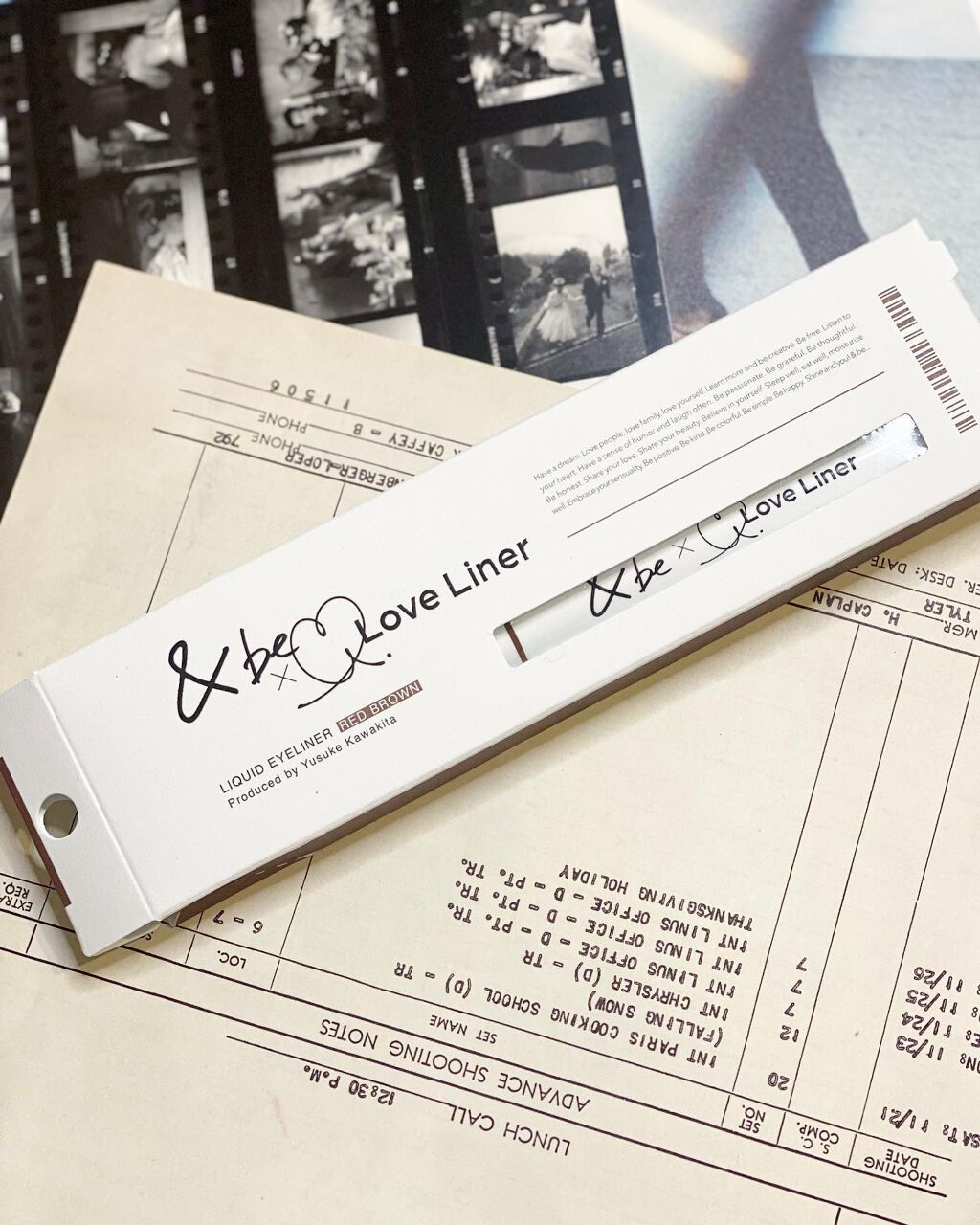 リキッドアイライナー レッドブラウン/＆be/リキッドアイライナーを使ったクチコミ（1枚目）