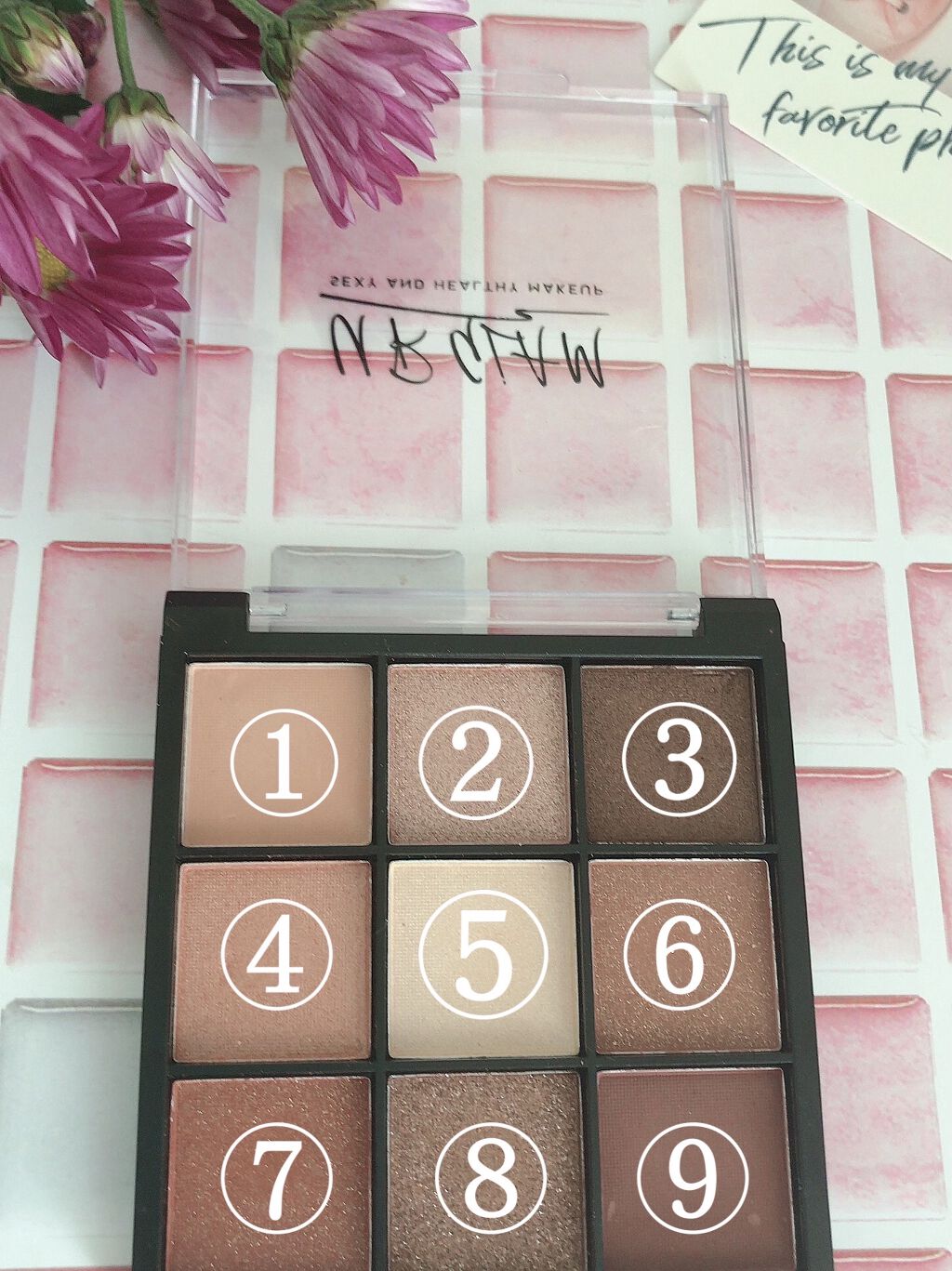 UR GLAM　BLOOMING EYE COLOR PALETTE/U R GLAM/アイシャドウパレットを使ったクチコミ（2枚目）