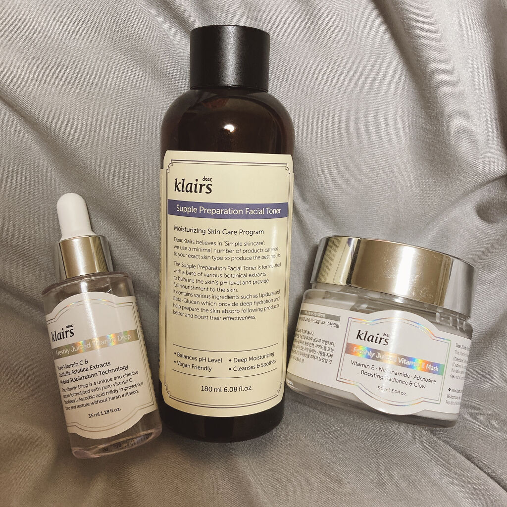 フレッシュリージュースドビタミンドロップ(35ml)/Klairs/美容液を使ったクチコミ（1枚目）