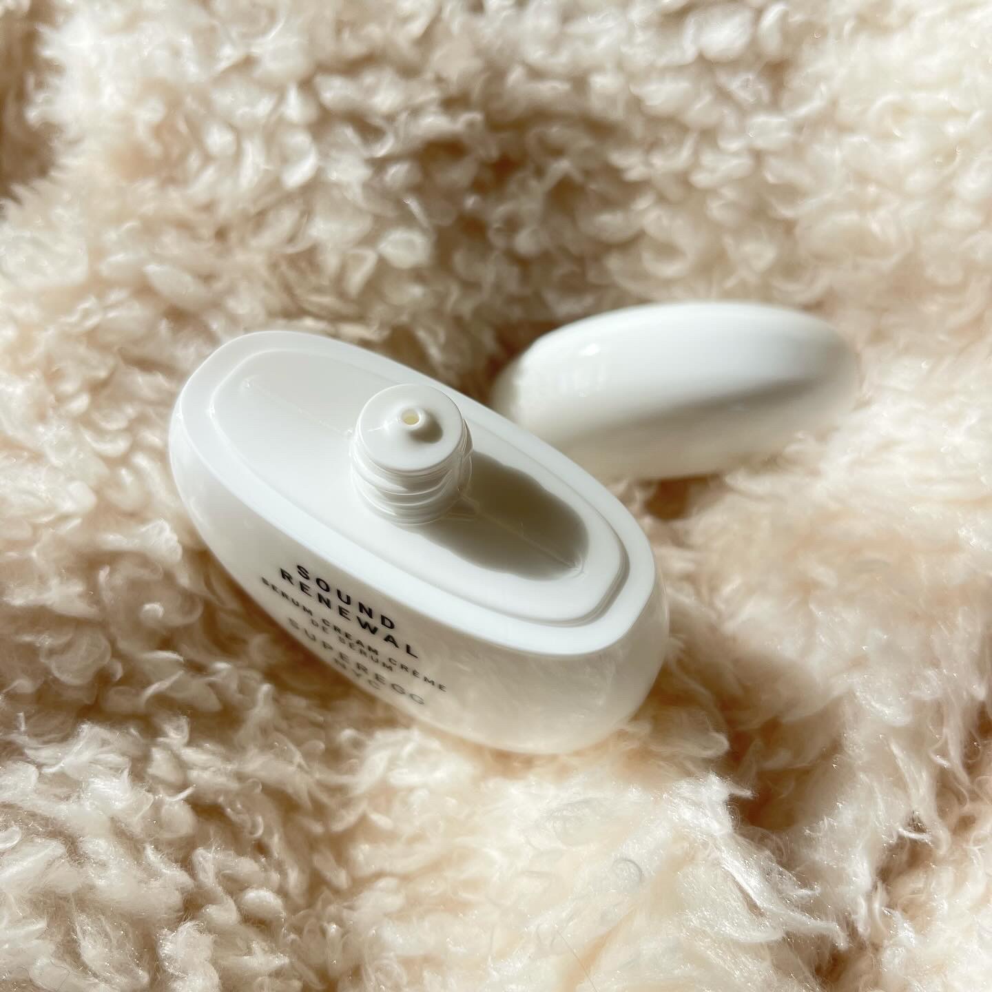 サウンド リニューアル セラムクリーム/SUPEREGG /フェイスクリームを使ったクチコミ（3枚目）