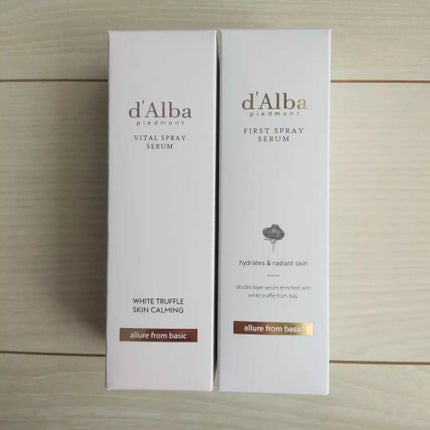 ダルバ ホワイトトリュフファーストスプレーセラム/ダルバ/ミスト状化粧水を使ったクチコミ(3枚目)