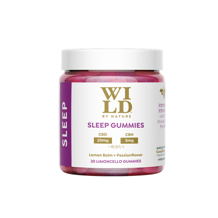 Wild by Nature CBD + アダプトゲン グミ:スリープ/SLEEP