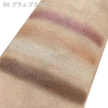 UR GLAM　VELVET EYE COLOR PALETTE/U R GLAM/パウダーアイシャドウを使ったクチコミ（3枚目）