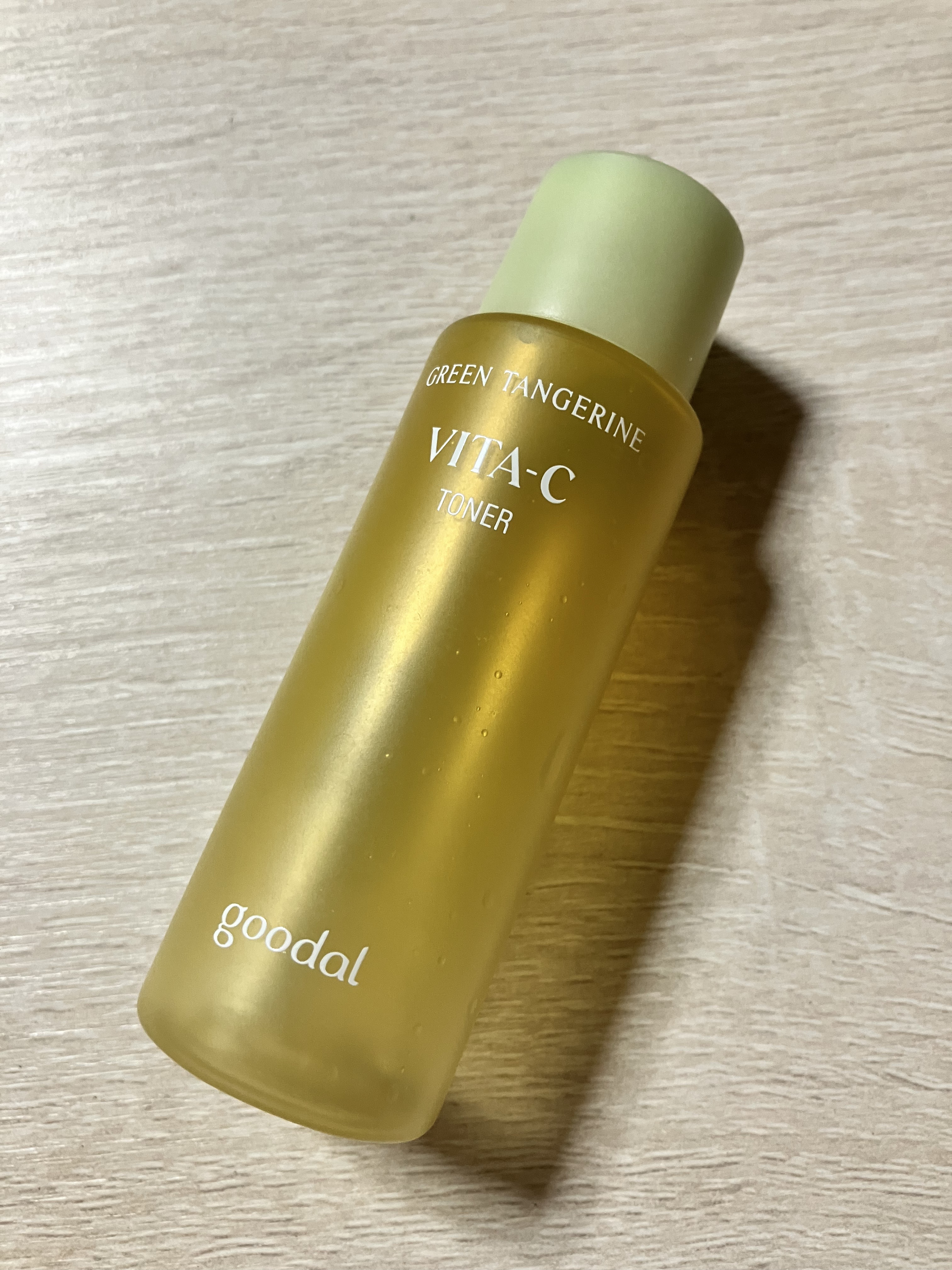 グリーンタンジェリン ビタC トナー/goodal/化粧水を使ったクチコミ（1枚目）