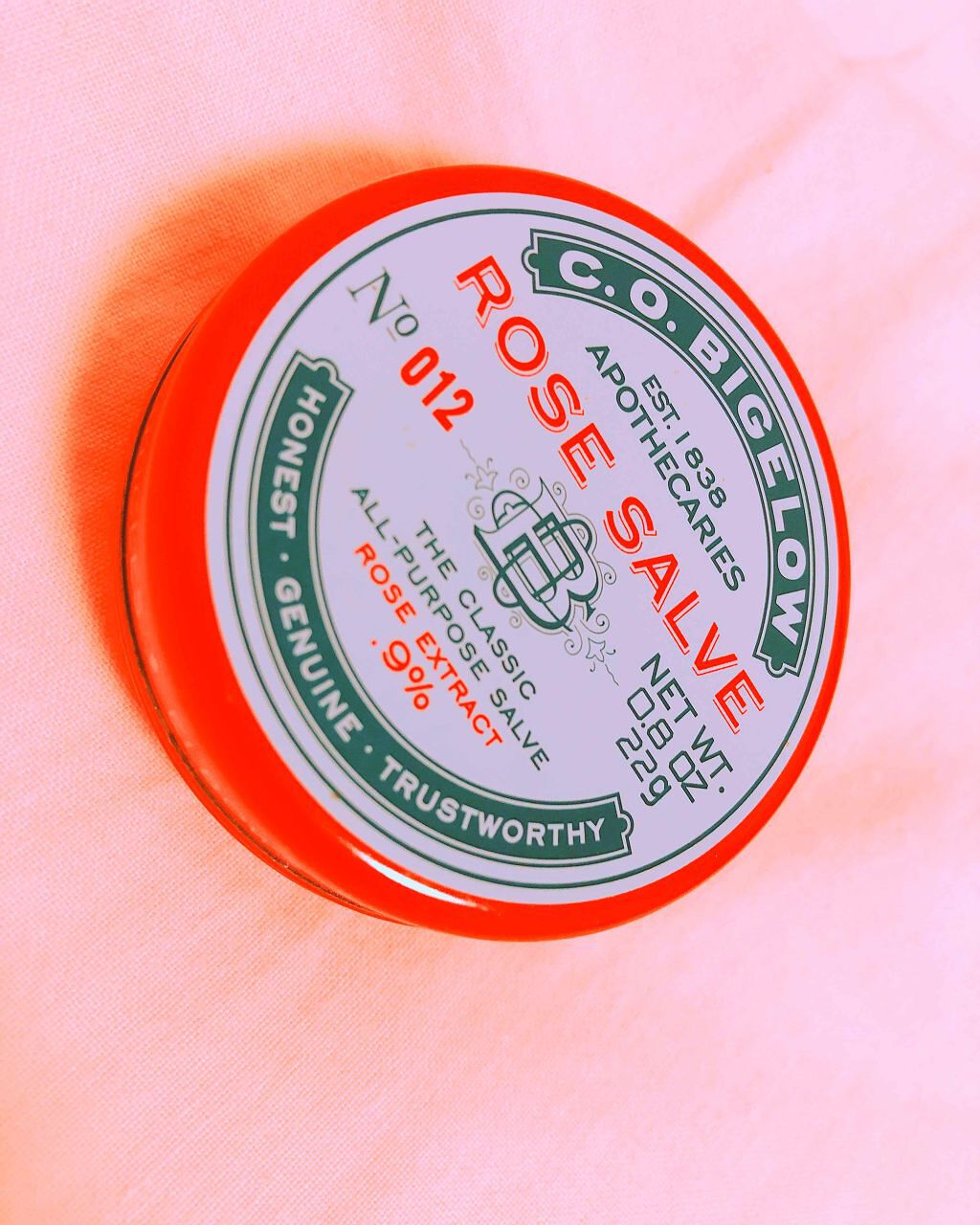 ローズサーブ リップバーム　/C.O. BIGELOW/リップバームを使ったクチコミ（1枚目）