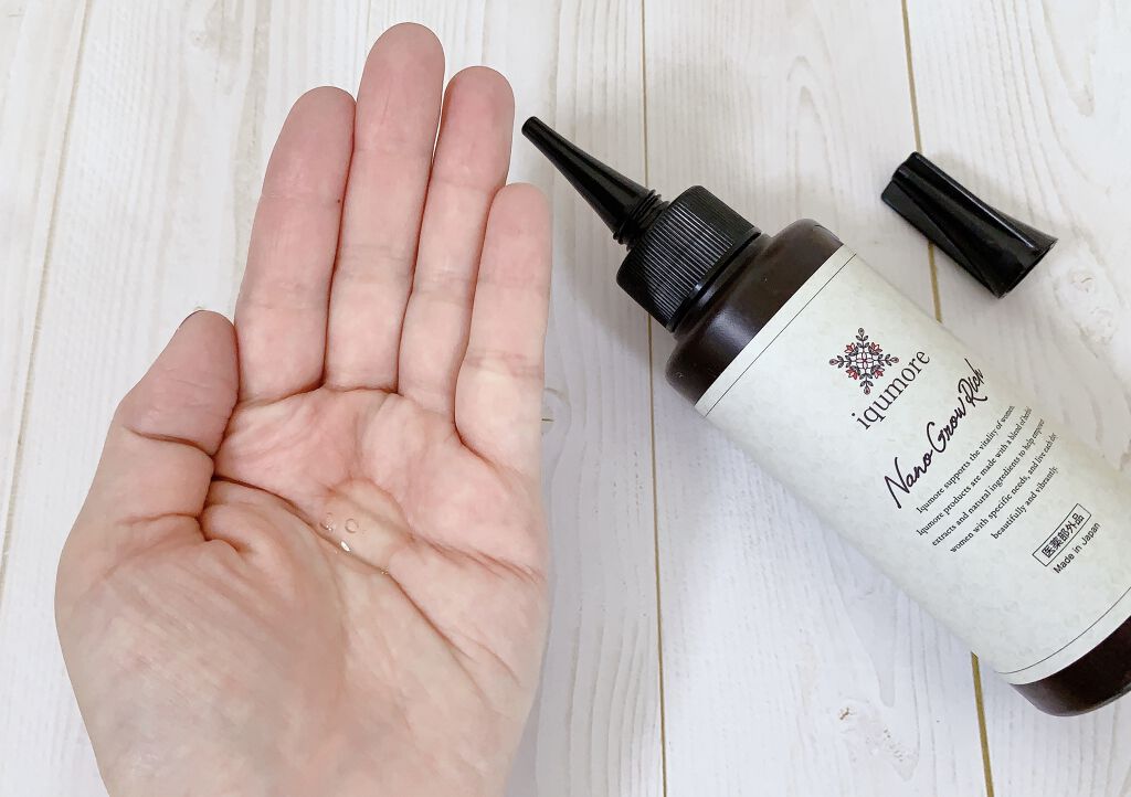 ナノグロウリッチ/iqumore/頭皮ローションを使ったクチコミ（2枚目）