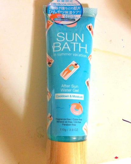 アフターサンウォータージェル/SUNBATH/ボディクリームを使ったクチコミ(1枚目)