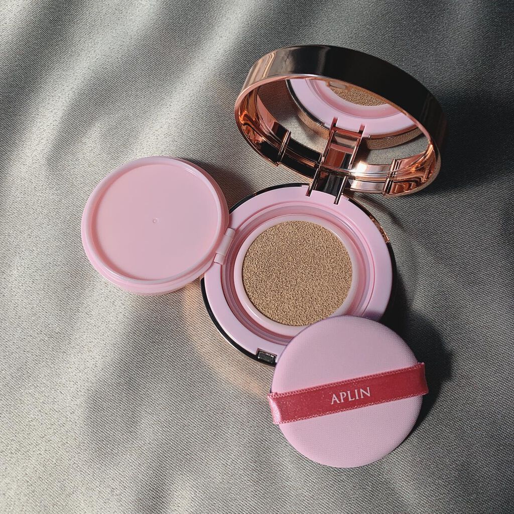 ピンクティーツリーカバークッション/APLIN/クッションファンデーションを使ったクチコミ（2枚目）