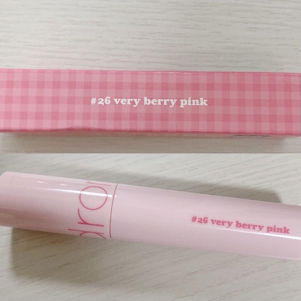 ジューシーラスティングティント/rom&nd/リップティントを使ったクチコミ（2枚目）