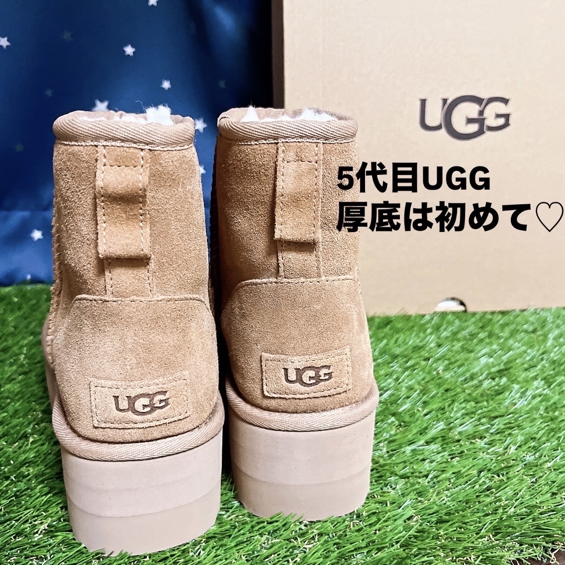 UGG クラシック ミニ プラットフォーム/UGG/その他を使ったクチコミ（2枚目）