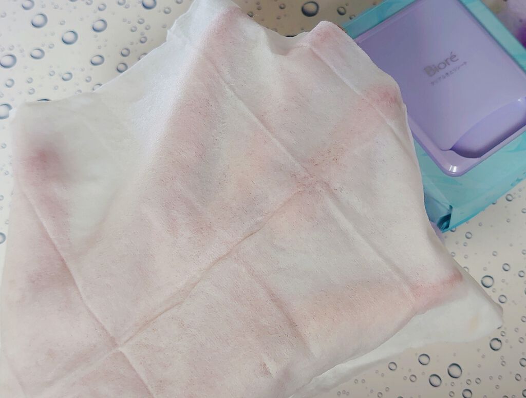 クリアふきとりシート/ビオレ/クレンジングシートを使ったクチコミ(3枚目)