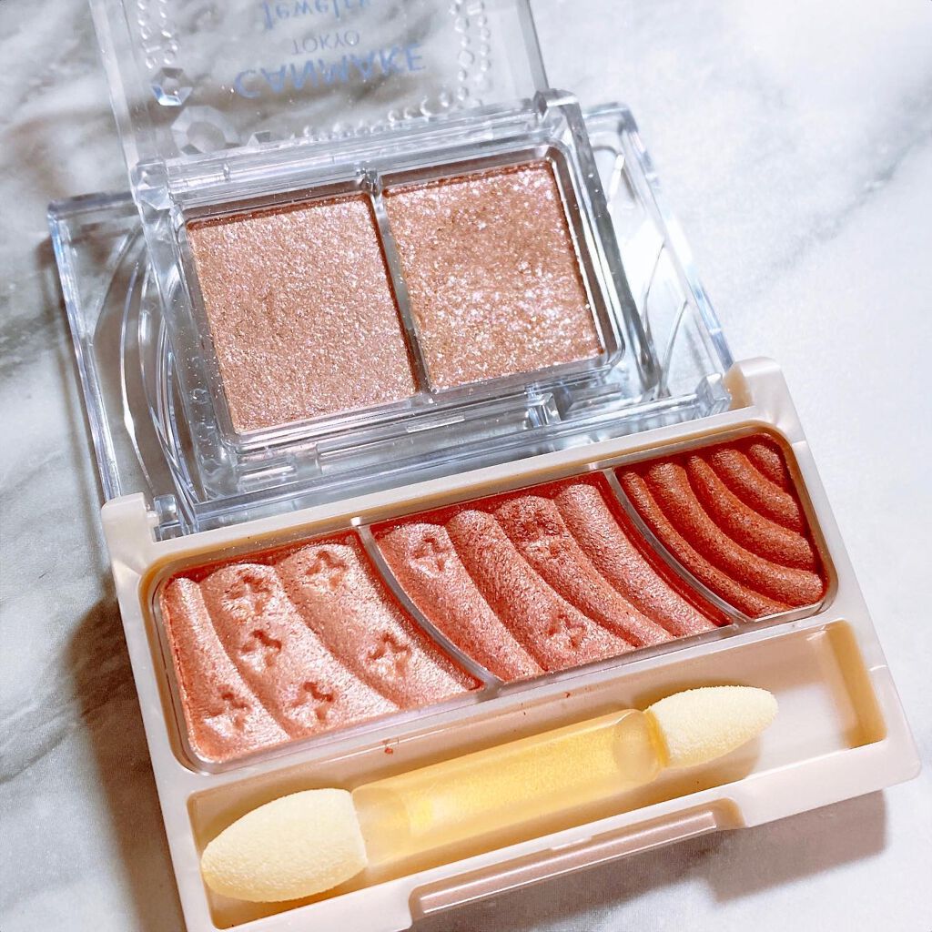 トーンアップアイシャドウ/CEZANNE/アイシャドウパレットを使ったクチコミ(3枚目)