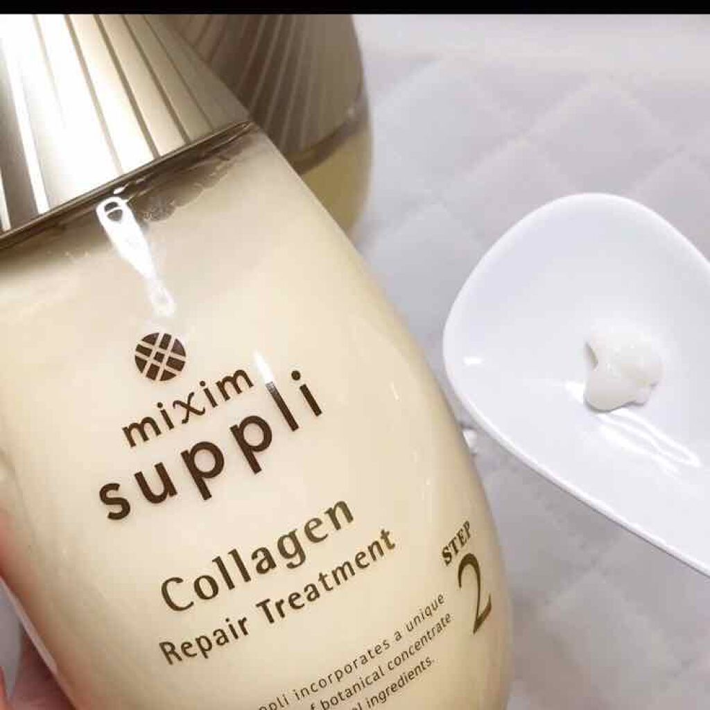 ビタミン リペアシャンプー/コラーゲン リペアヘアトリートメント/mixim suppli/市販シャンプーを使ったクチコミ(3枚目)