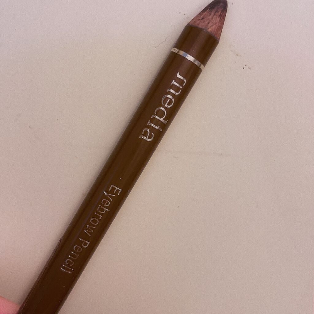 アイブロウペンシルA(削り) BR ナチュラルブラウン/media/アイブロウペンシルを使ったクチコミ（1枚目）