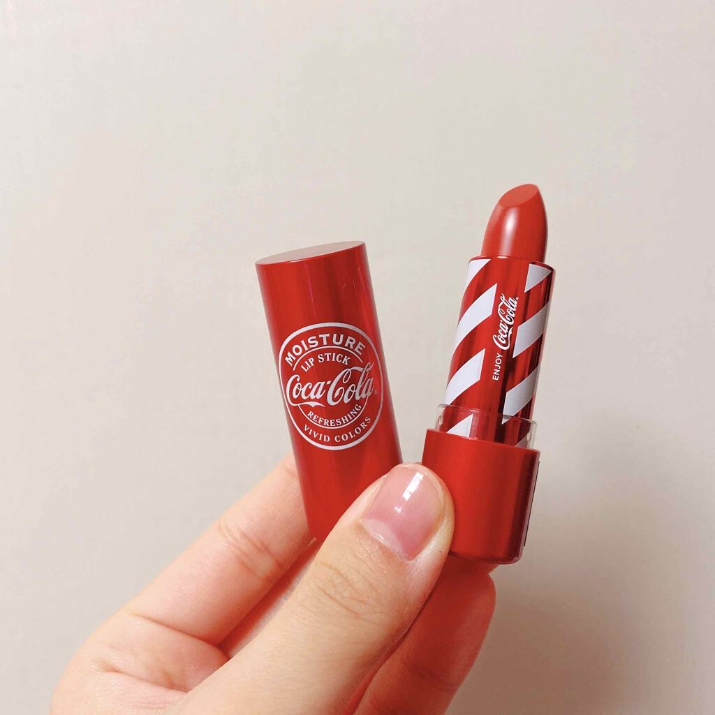 コカコーラリップスティック/THE FACE SHOP/口紅を使ったクチコミ(1枚目)