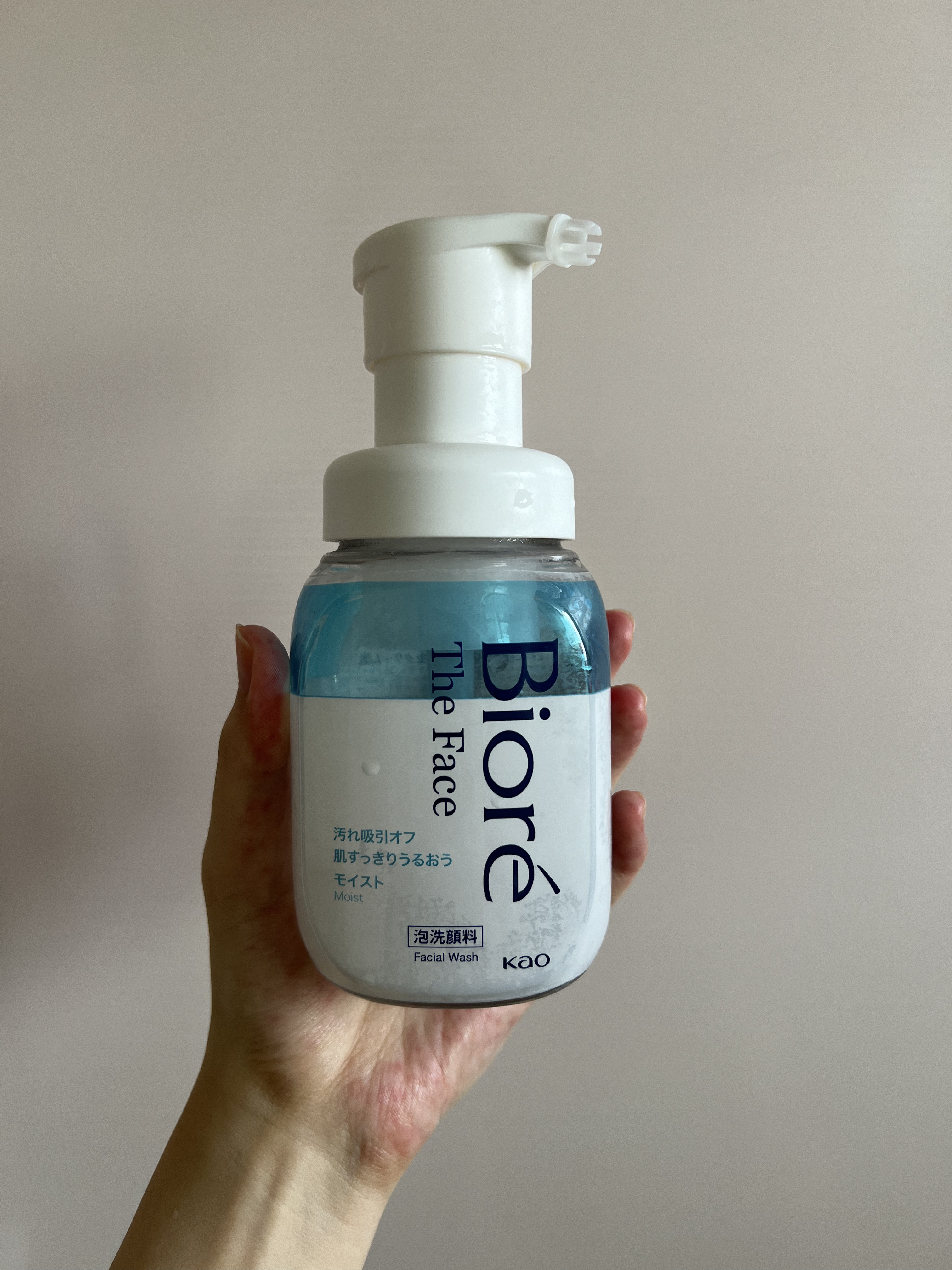 ビオレ ザフェイス 泡洗顔料 モイスト/ビオレ/泡洗顔を使ったクチコミ（1枚目）