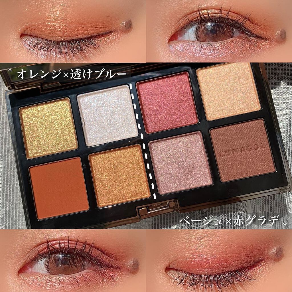 アイカラーレーション スペシャルエディション/LUNASOL/アイシャドウパレットを使ったクチコミ（2枚目）