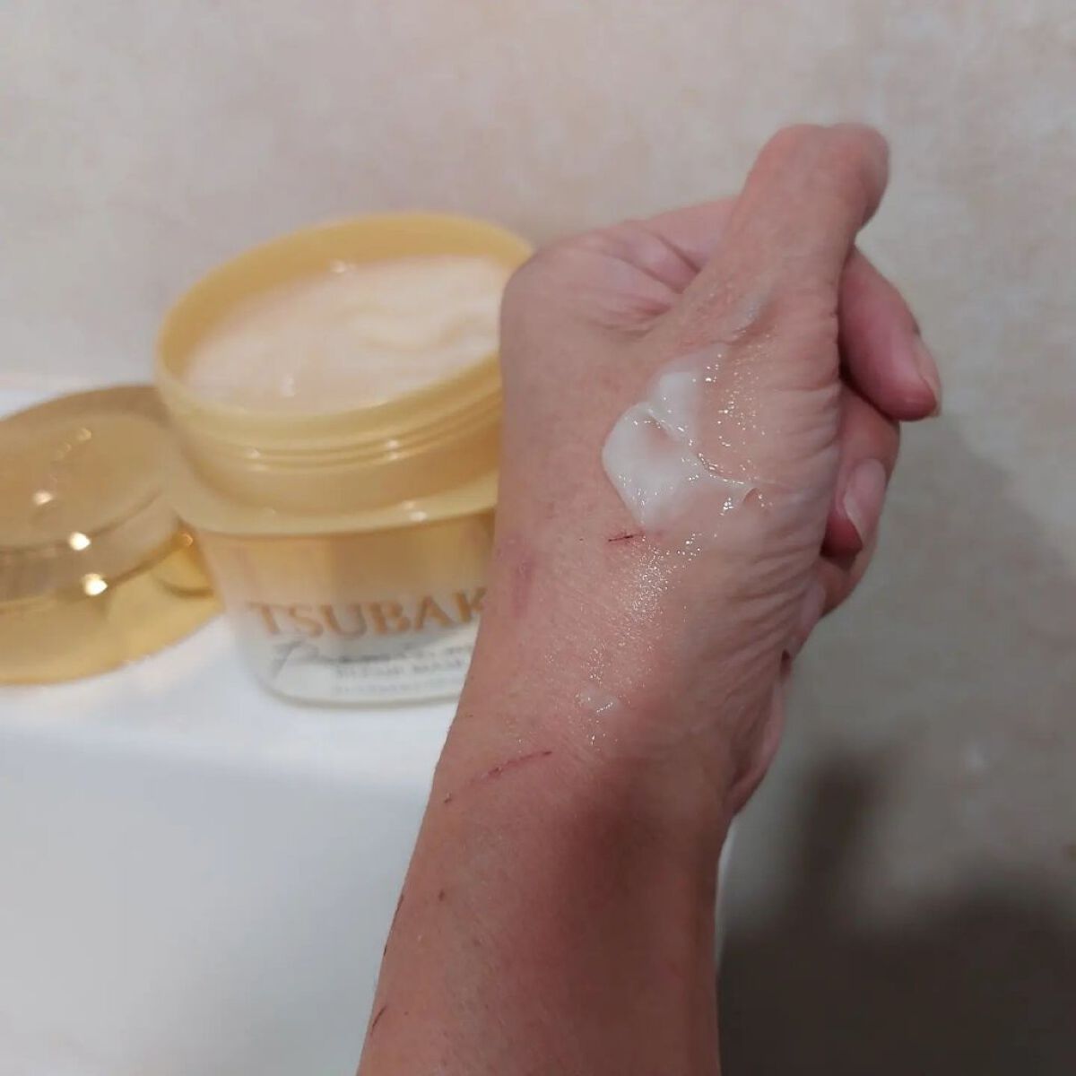 プレミアムリペアマスク（資生堂　プレミアムリペアマスク）/TSUBAKI/ヘアマスク・ヘアパックを使ったクチコミ（3枚目）