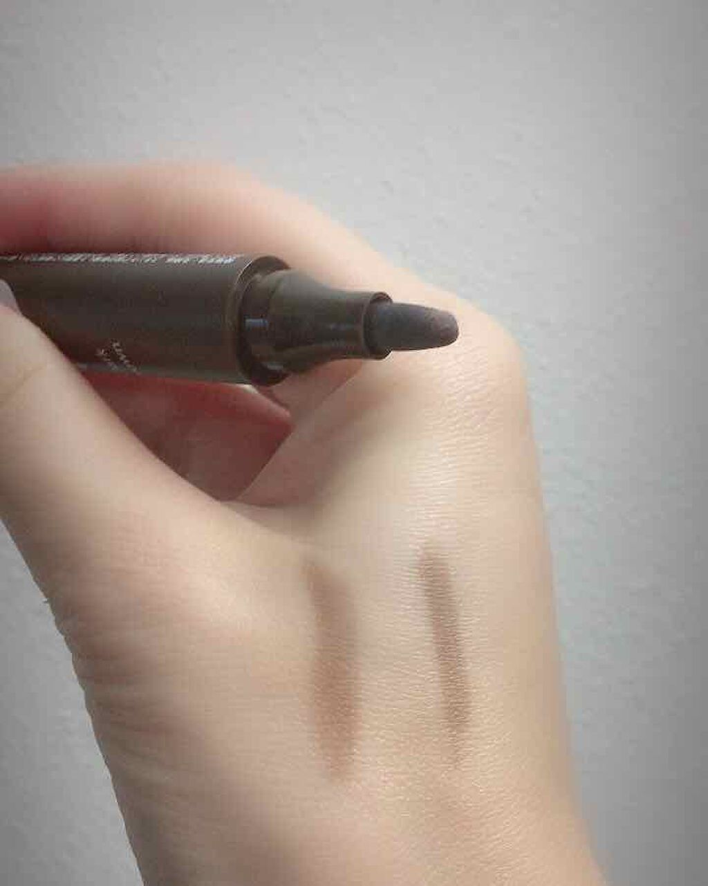 アイブロウティント/DAISO/眉ティントを使ったクチコミ（2枚目）