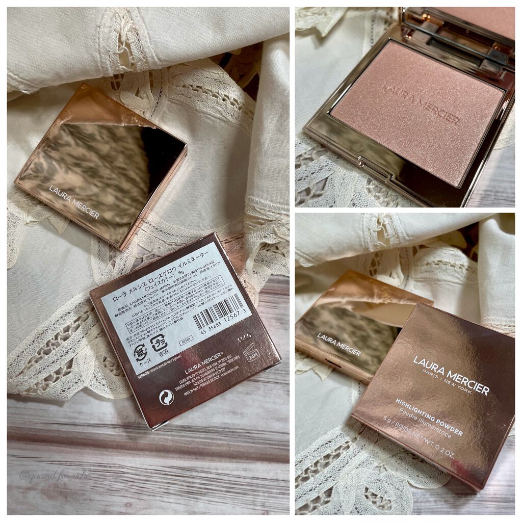 ローズグロウ イルミネーター /ローラ メルシエ/プレストパウダーを使ったクチコミ（2枚目）