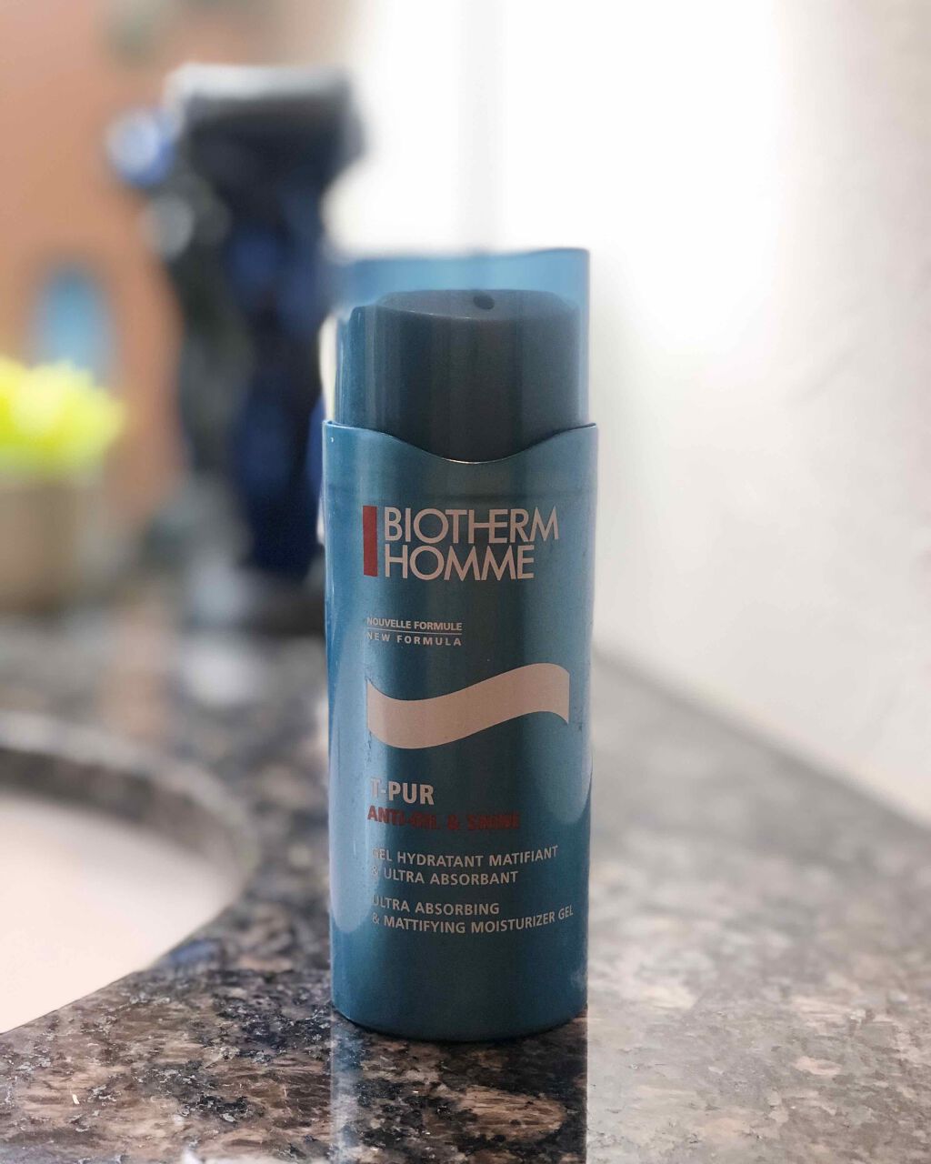 T-ピュア Anti Oil & Shine Ultra Absorbing & Mattifying Moisturizer Gel/ビオテルム オム/乳液を使ったクチコミ（1枚目）