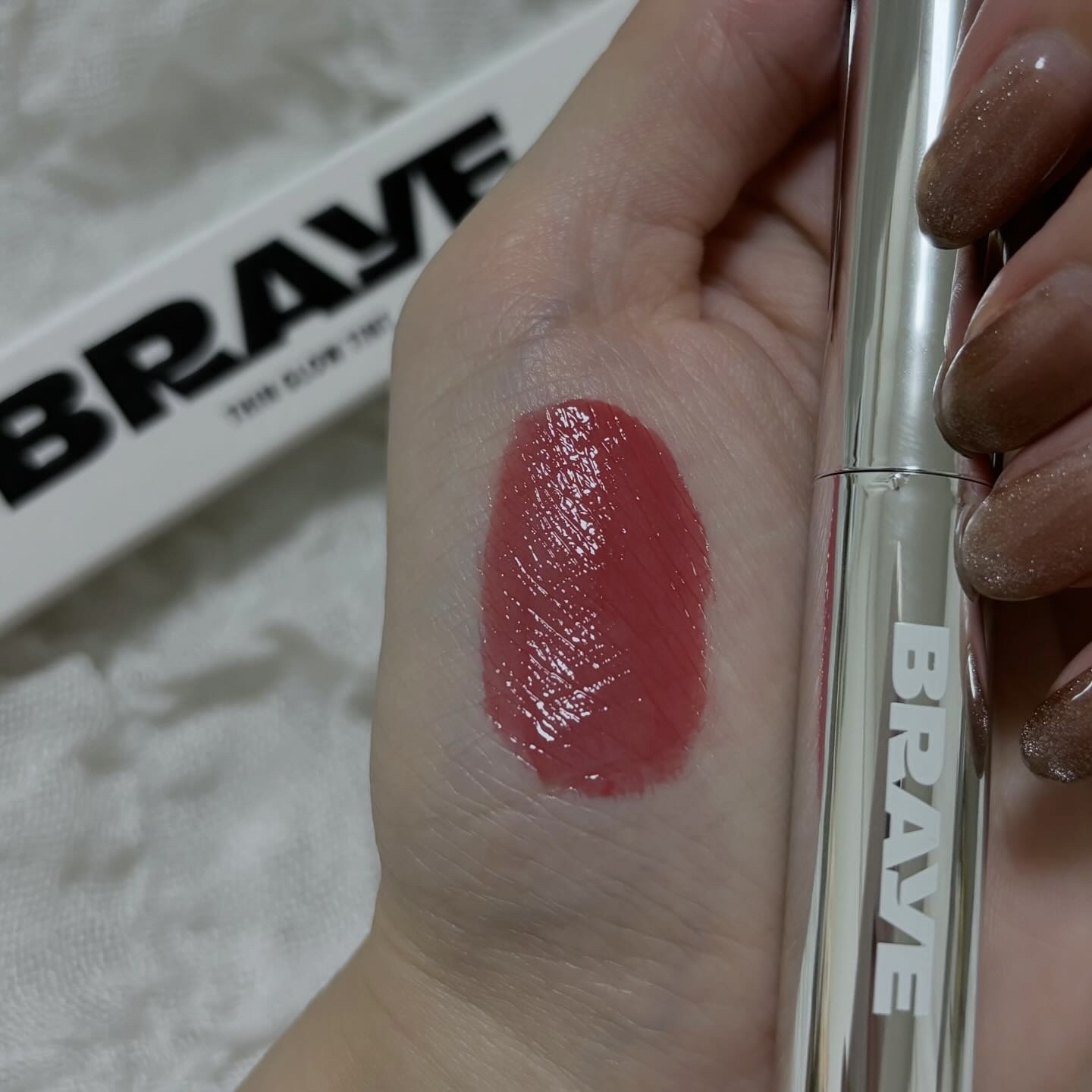 THIN GLOW TINT/BRAYE/口紅を使ったクチコミ（1枚目）