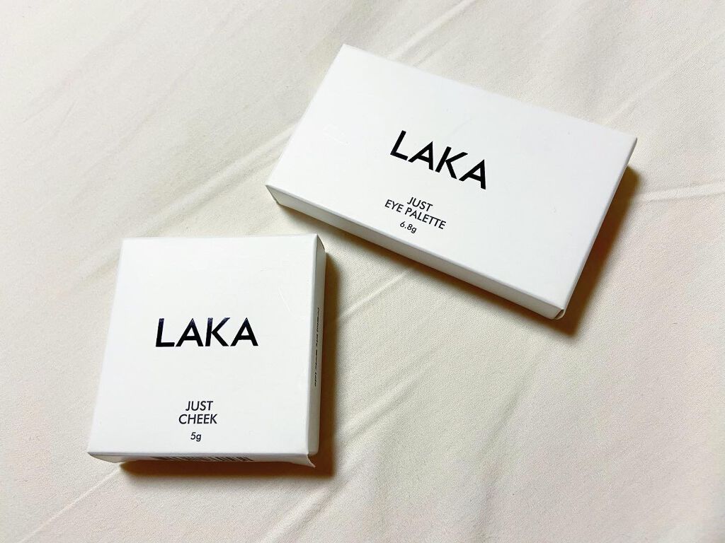 ジャストチーク/Laka/パウダーチークを使ったクチコミ（2枚目）