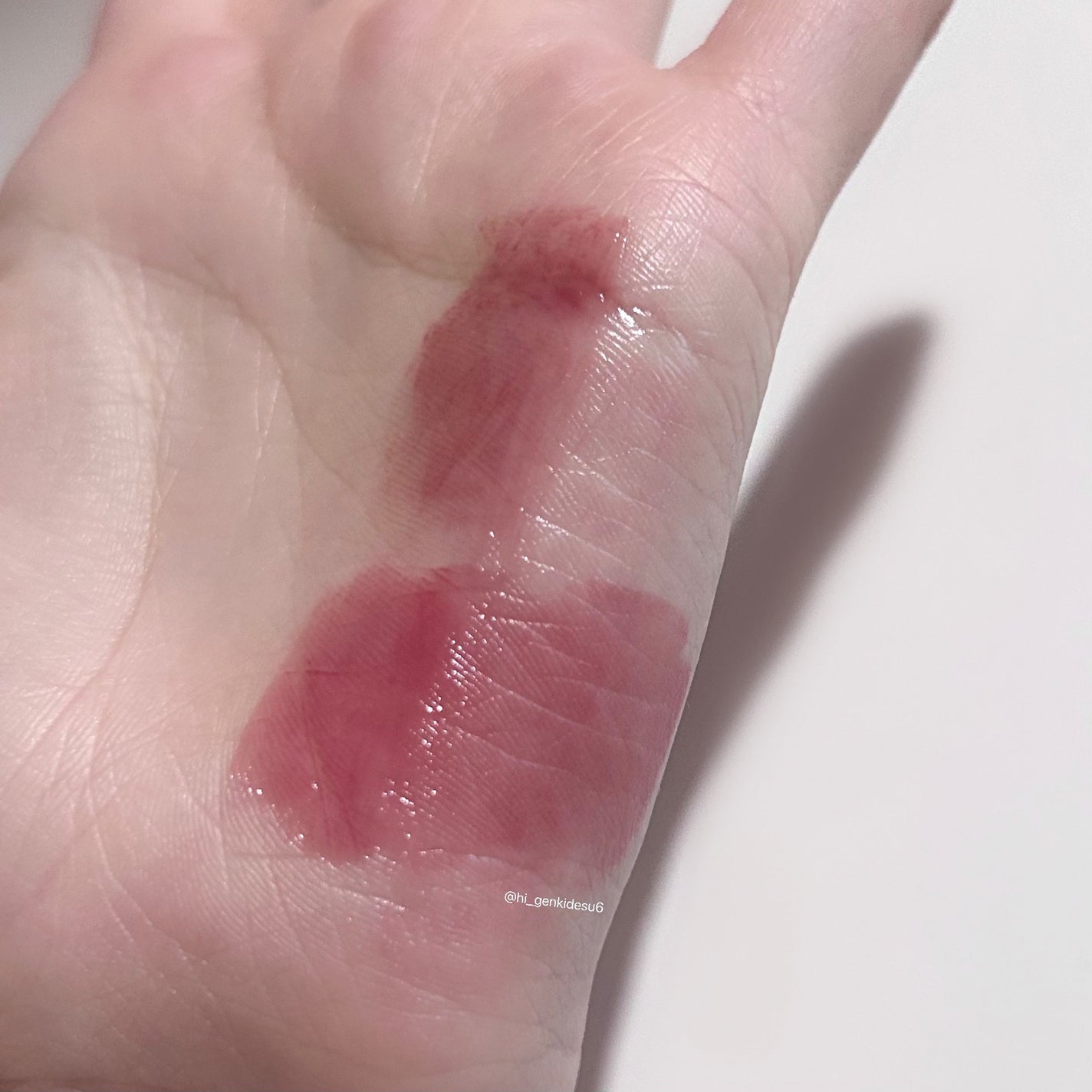 グラスティングウォーターティント/rom&nd/リップティントを使ったクチコミ(5枚目)