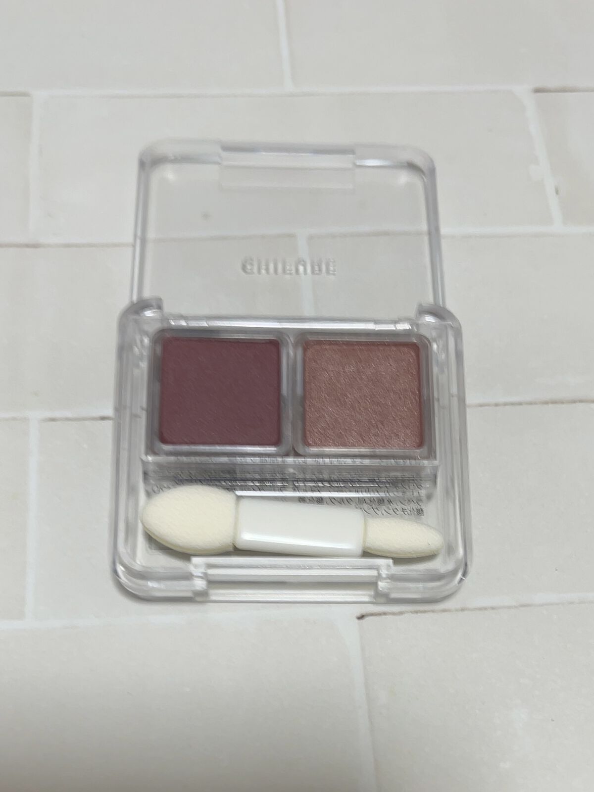 アイ カラー(チップ付)/ちふれ/アイシャドウパレットを使ったクチコミ（3枚目）