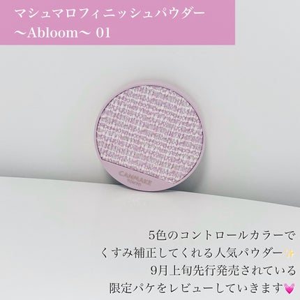 マシュマロフィニッシュパウダー ~Abloom~/キャンメイク/プレストパウダーを使ったクチコミ(2枚目)