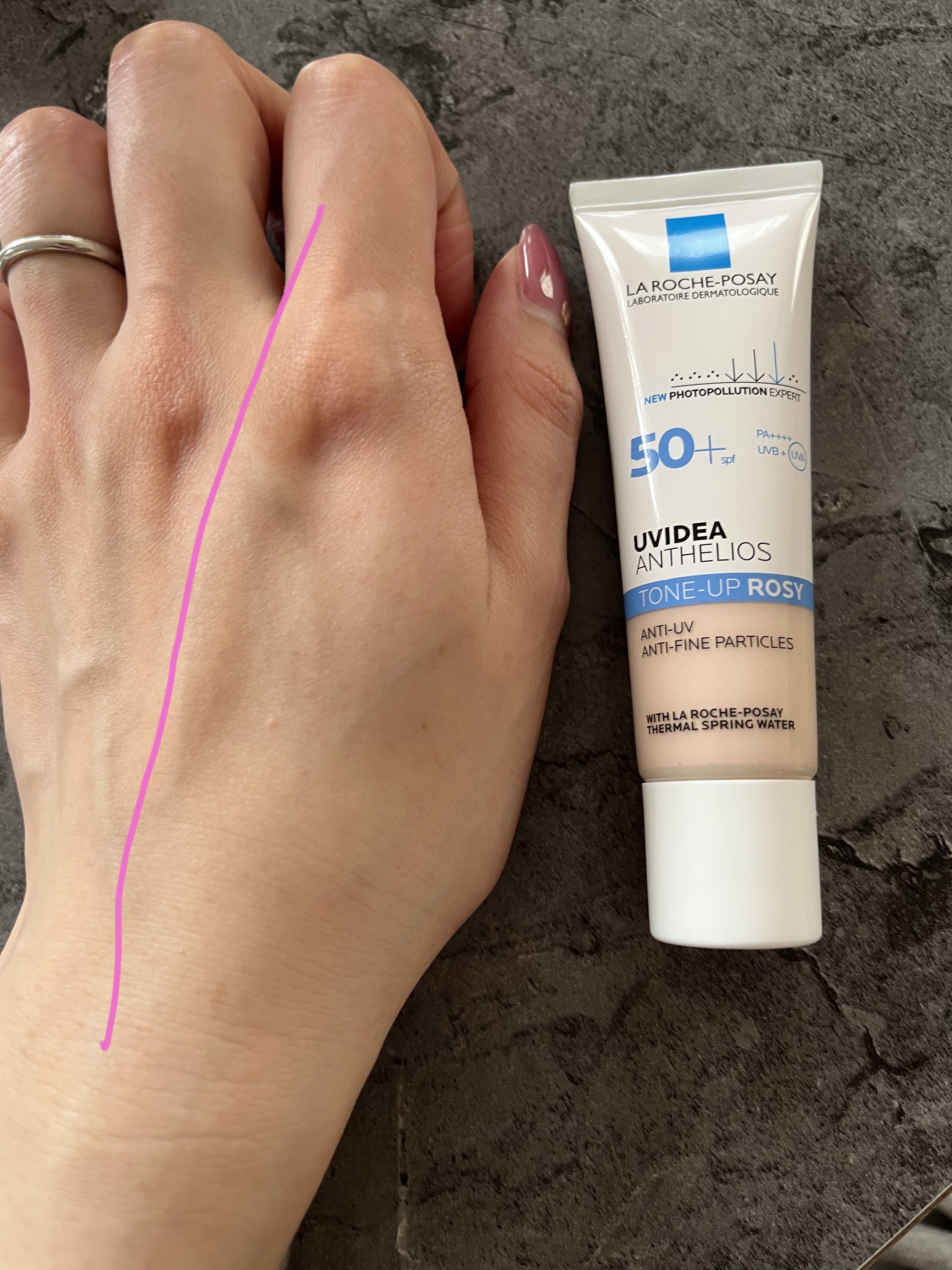 UVイデア XL プロテクショントーンアップ クリア/ラ ロッシュ ポゼ/化粧下地を使ったクチコミ（3枚目）