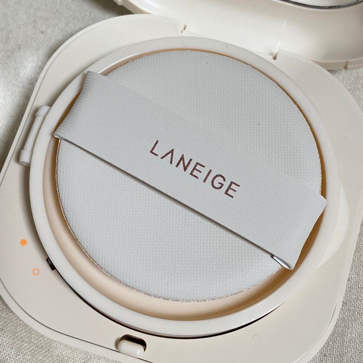 メゾンキツネ コラボ ネオクッション/LANEIGE/クッションファンデーションを使ったクチコミ(2枚目)