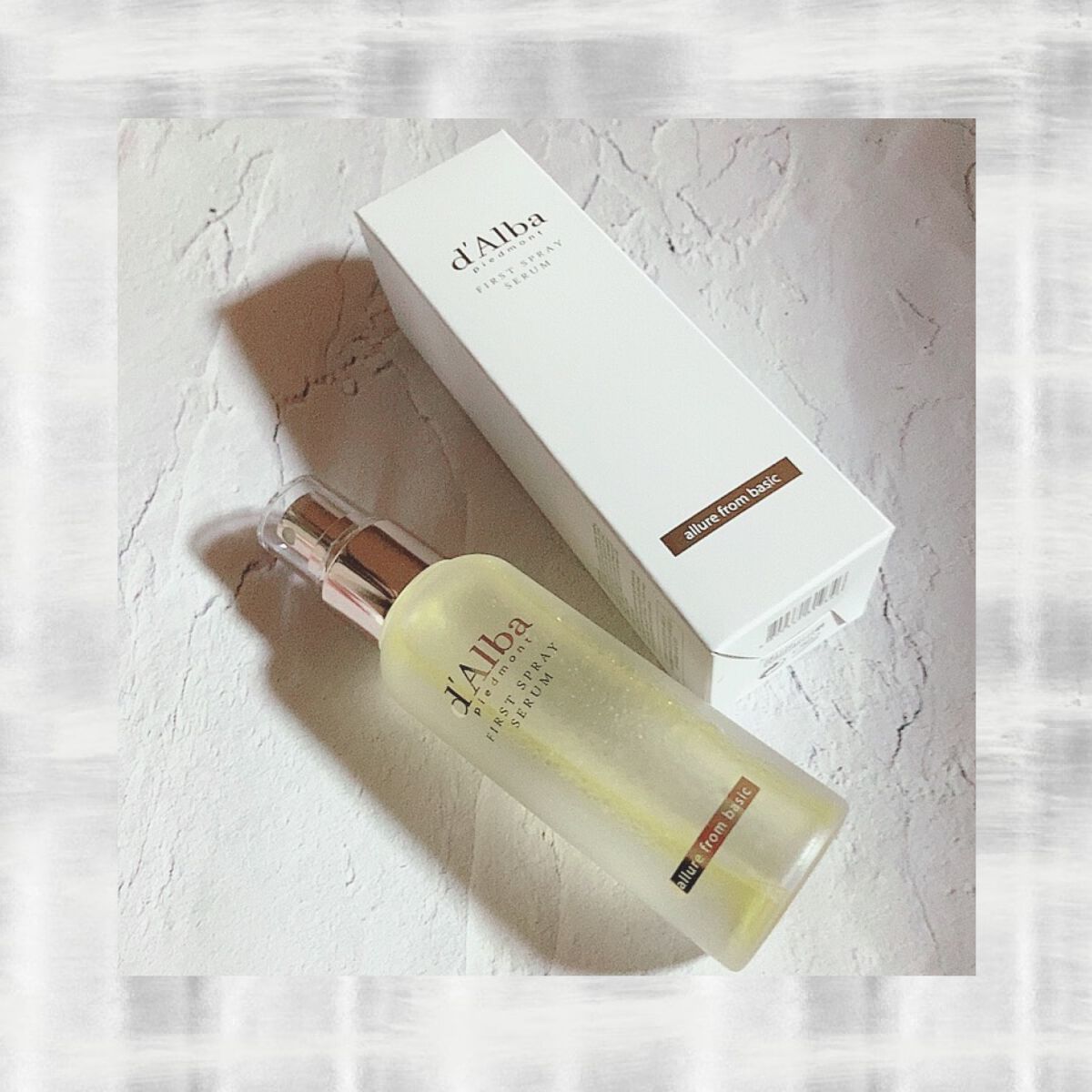 ダルバ ホワイトトリュフファーストスプレーセラム/ダルバ/ミスト状化粧水を使ったクチコミ(4枚目)