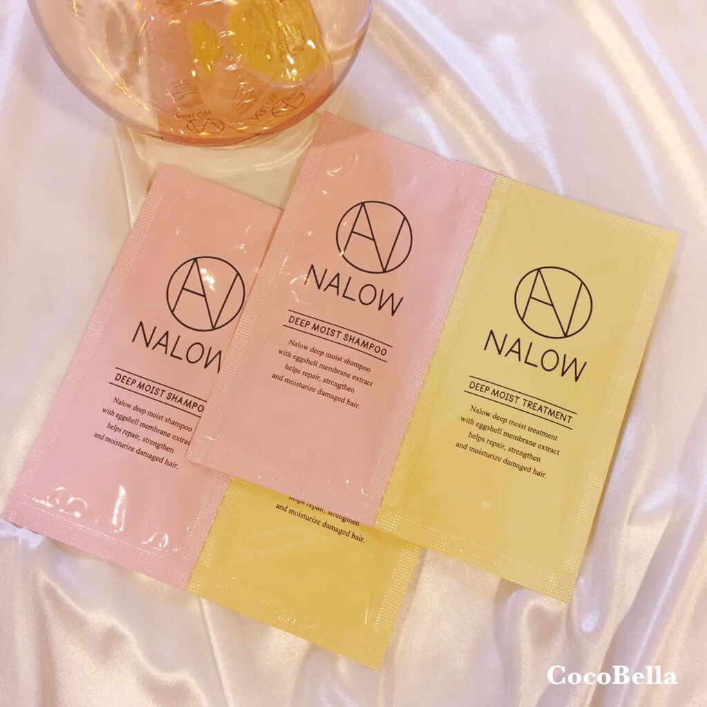 ディープモイスト シャンプー／トリートメント/NALOW/市販シャンプーを使ったクチコミ（1枚目）