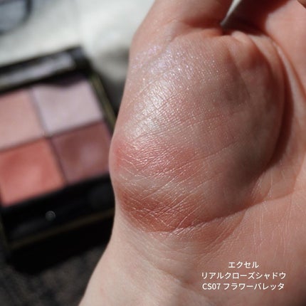 リアルクローズシャドウ/excel/アイシャドウパレットを使ったクチコミ(2枚目)